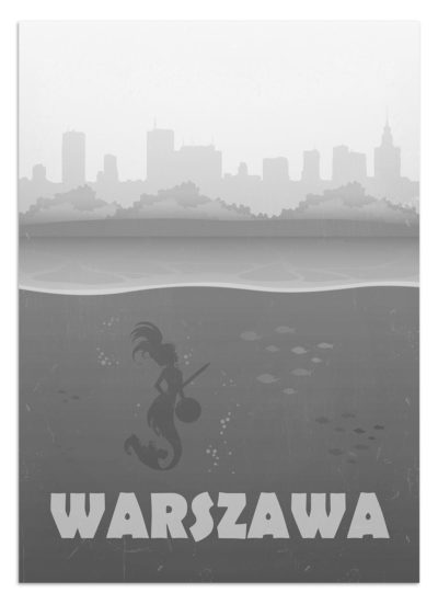 Plakat Warszawa Warszawska Syrenka