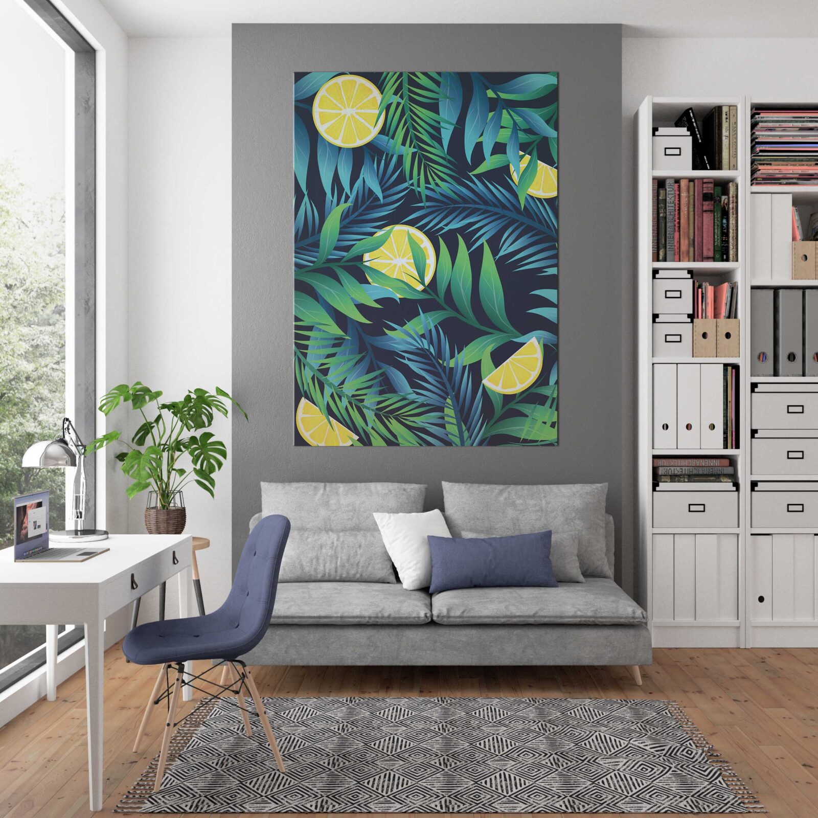 plakat cytryny jungle tropiki sklep z plakatami plakaty do pobrania plakaty do druku