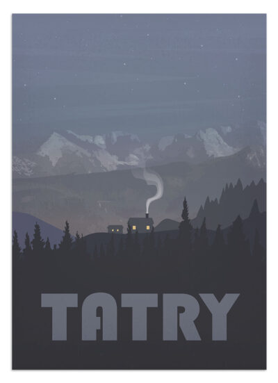 plakat tatry retro