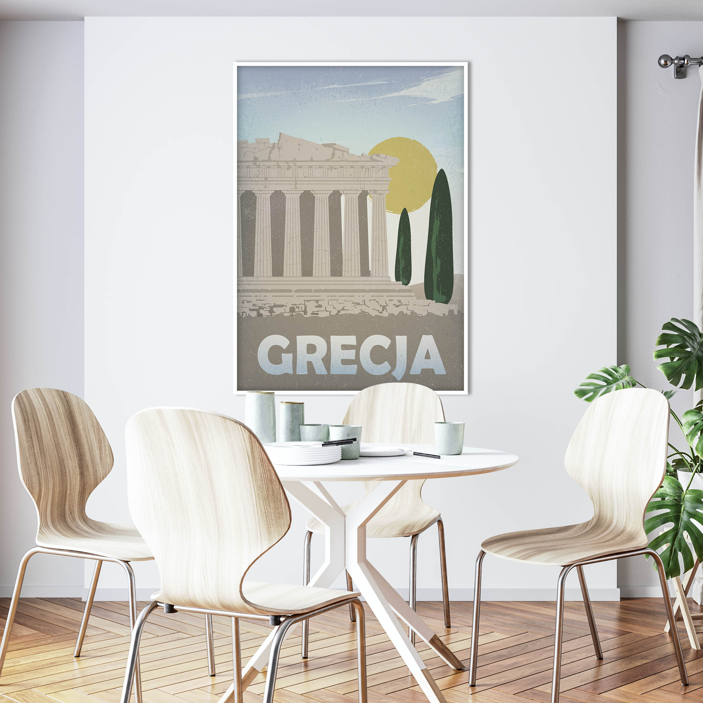 plakat grecja ateny plakat vintage sklepzplakatami