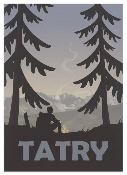 Plakat Tatry Grafika
