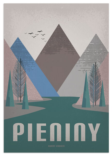 Plakat Pieniny grafika