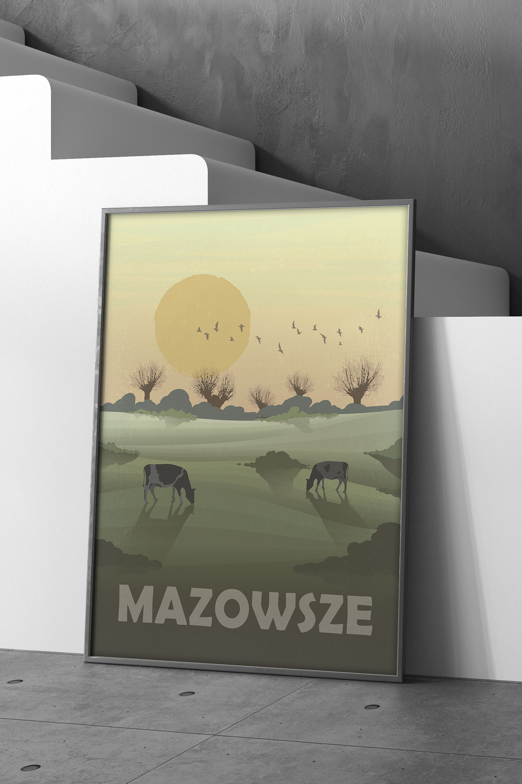 Plakat Mazowsze grafika