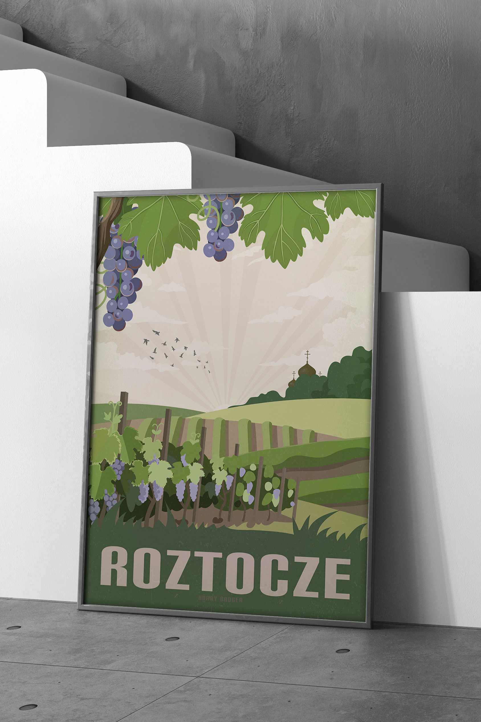 Roztocze grafika do druku